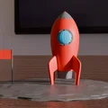 Mô hình tiểu cảnh tên lửa không gian (Space Rocket Diorama) - Thumbnail 1