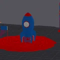 Mô hình tiểu cảnh tên lửa không gian (Space Rocket Diorama) - Thumbnail 3
