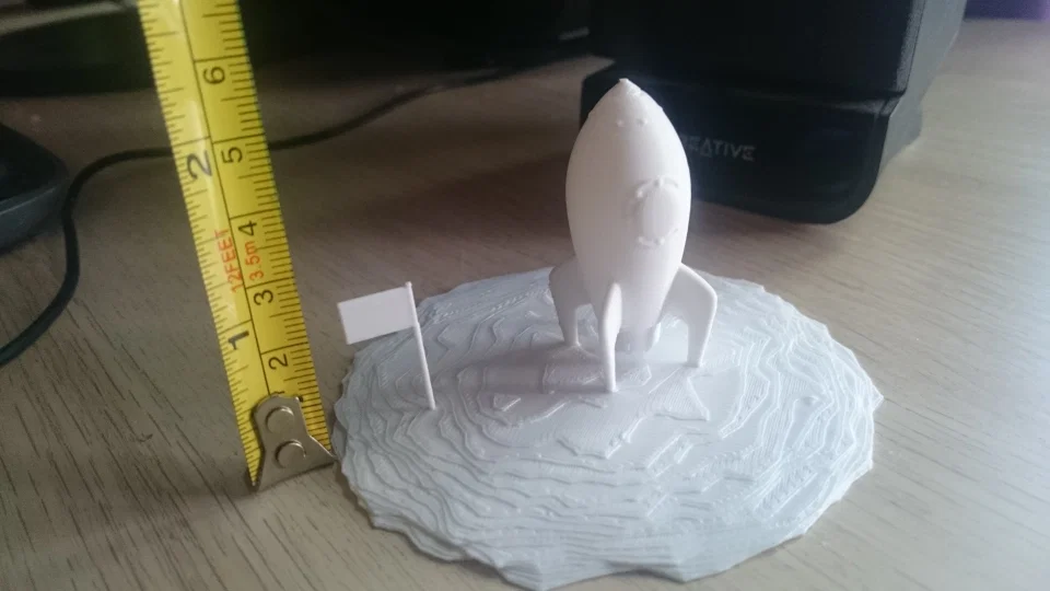 Mô hình tiểu cảnh tên lửa không gian (Space Rocket Diorama) - Image 4