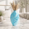 Bình Hoa Blue Leaf Lace Vase In 3D - Thumbnail 1