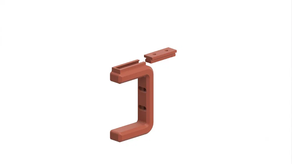 Bộ kẹp quản lý dây cáp dạng mô-đun gắn ray (cho nẹp 60x60) - Image 1