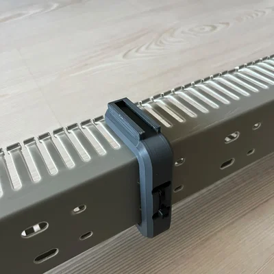 Bộ kẹp quản lý dây cáp dạng mô-đun gắn ray (cho nẹp 60x60)
