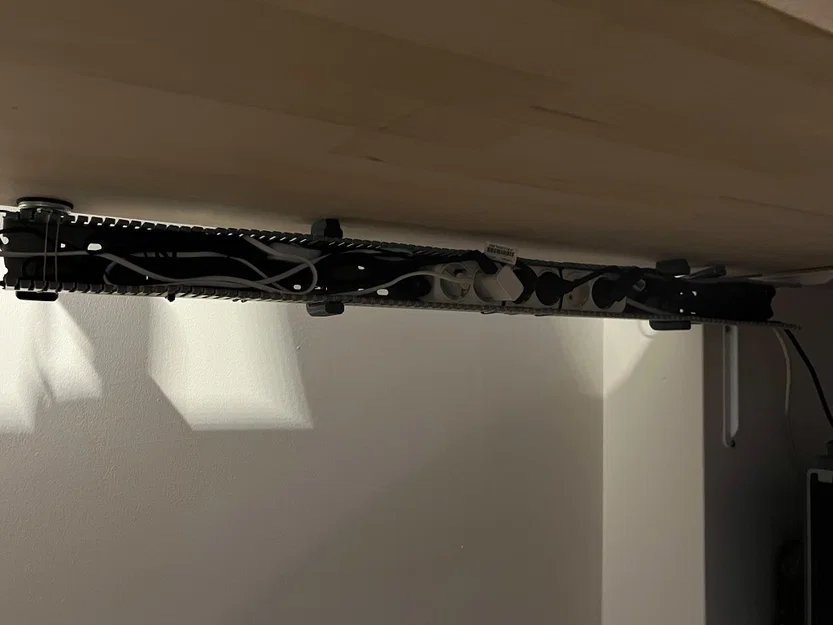 Bộ kẹp quản lý dây cáp dạng mô-đun gắn ray (cho nẹp 60x60) - Image 5