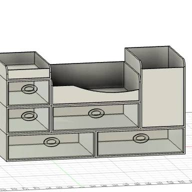 Khay Đựng Đồ Đa Năng ORGANIZZATORE GT624 - In 3D Tiện Lợi