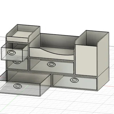 Khay Đựng Đồ Đa Năng ORGANIZZATORE GT624 - In 3D Tiện Lợi