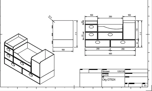 Khay Đựng Đồ Đa Năng ORGANIZZATORE GT624 - In 3D Tiện Lợi - Image 6