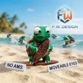 Chú rùa lướt sóng Hang-Loose - Mô hình trang trí để bàn cực chill - Thumbnail 1