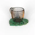 Đế lót ly hình lá Monstera (Monstera Leaf Coaster) - Thumbnail 3