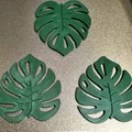 Đế lót ly hình lá Monstera (Monstera Leaf Coaster) - Thumbnail 4