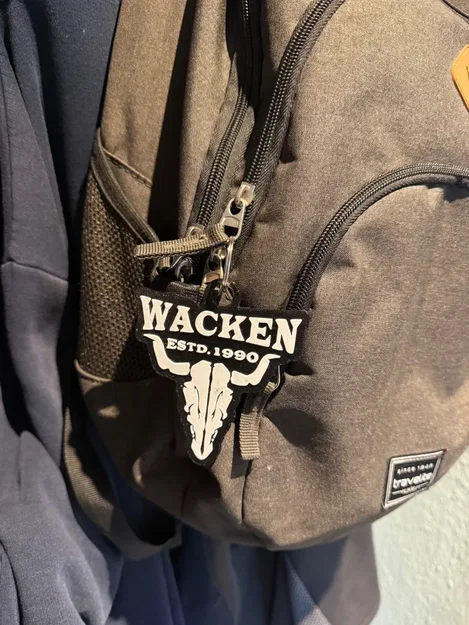Móc khóa Wacken Anhänger - Phụ kiện 3D cho tín đồ nhạc Rock - Image 2