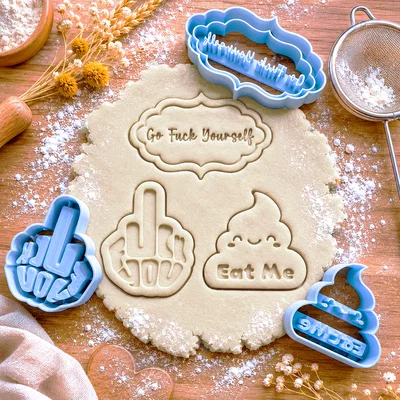 Bộ Khuôn Cắt Bánh Quy Naughty - Những Món Ăn Vui Nhộn