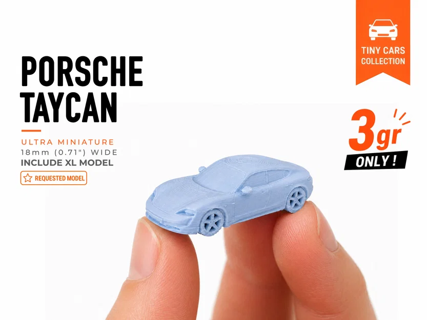 Porsche Taycan Tí Hon - Bộ Sưu Tập Xe Mini - Image 1