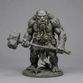 Mô hình 3D Woodland Troll: Quái vật rừng già mạnh mẽ cho người sưu tầm - Thumbnail 1