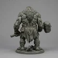 Mô hình 3D Woodland Troll: Quái vật rừng già mạnh mẽ cho người sưu tầm - Thumbnail 2