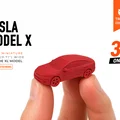 Tiny Tesla Model X - Bộ sưu tập xe mô hình mini - Thumbnail 1
