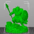 Vhorlath Realms – Reptilian – Sunscale Spearwarden (Mô hình 3D in STL Dark Fantasy) - Thumbnail 5