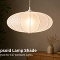 Chụp đèn Ellipsoid cho đèn thả E27 - Thumbnail 1