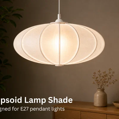 Chụp đèn Ellipsoid cho đèn thả E27