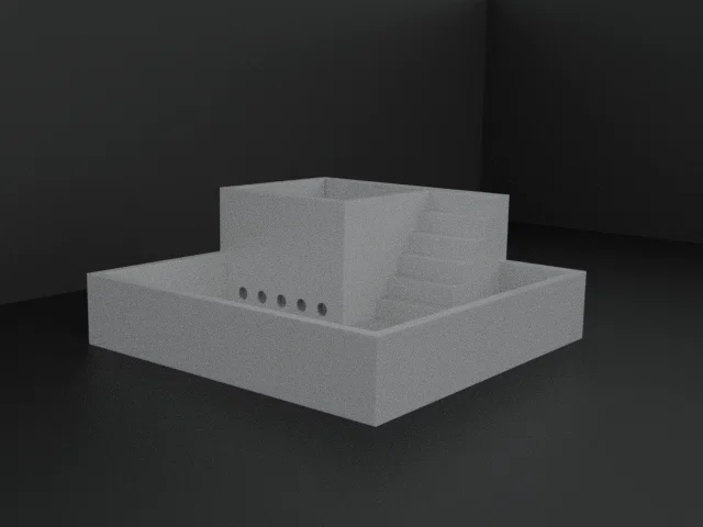 Chậu Cây Phong Cách Brutalist Hiện Đại - Tự In 3D Độc Đáo - Image 2