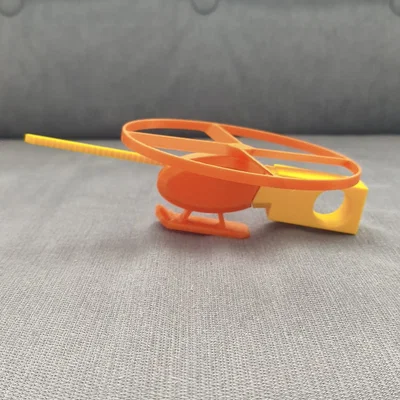 Mô hình đồ chơi trực thăng bay 3D - Dự án in ấn dễ thực hiện