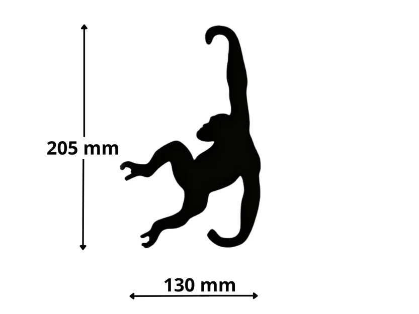 Móc treo chuối hình chú khỉ tinh nghịch - Image 2