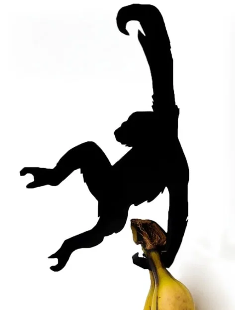 Móc treo chuối hình khỉ độc đáo cho không gian bếp (Monkey Banana Hanger) - Image 1