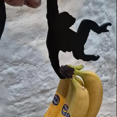 Móc treo chuối hình khỉ độc đáo cho không gian bếp (Monkey Banana Hanger)