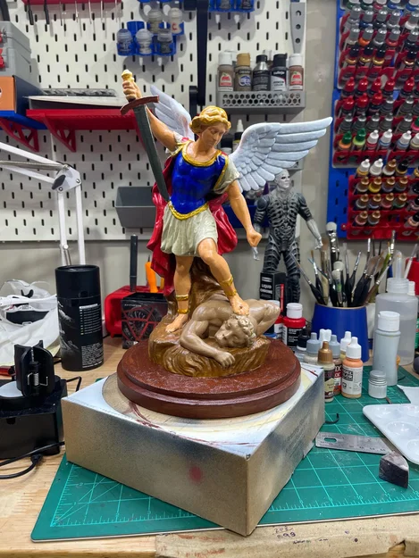 Mô hình 3D Tổng lãnh thiên thần Michael (Archangel Michael) - Image 4