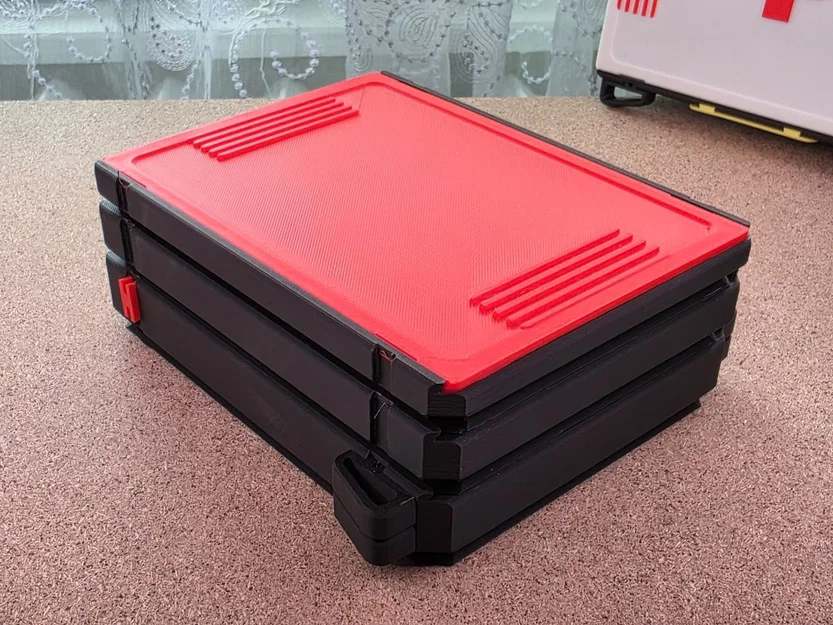 Hệ thống khay xếp chồng đa năng Ultimate | Hộp lưu trữ kèm tay cầm và khóa - Image 5