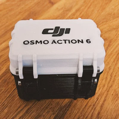 Hộp Đựng DJI Osmo Action 6 Siêu Bền – Bản Mini (Có Ngăn Chứa Pin & Thẻ Nhớ)
