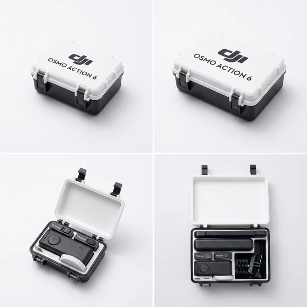 Hộp Đựng DJI Osmo Action 6 Siêu Bền – Bản Mini (Có Ngăn Chứa Pin & Thẻ Nhớ) - Image 7