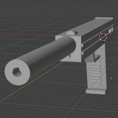 Mô hình móc khóa súng USP in 3D độc đáo