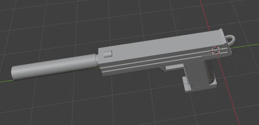 Mô hình móc khóa súng USP in 3D độc đáo - Image 2
