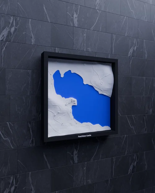 Lâu đài Fuschlsee, Áo - Mô hình địa hình 3D thu nhỏ - Image 5