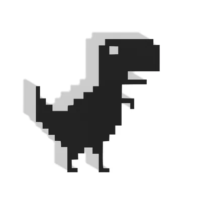 Mô hình treo tường Chrome Dino trang trí cực chất cho người yêu công nghệ