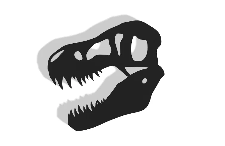 Mô hình trang trí treo tường đầu khủng long T-Rex đầy cá tính - Image 1