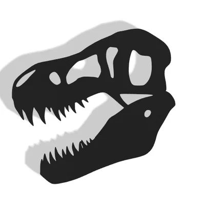 Mô hình trang trí treo tường đầu khủng long T-Rex đầy cá tính