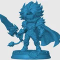 Mô hình Leo Chibi - Chiến binh Hoàng đạo - Thumbnail 3