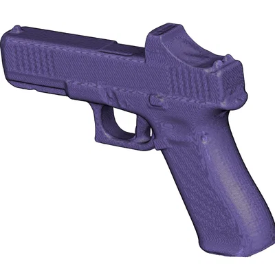 Mô hình 3D Glock 17 Gen 5 với kính ngắm Holosun (File STL)