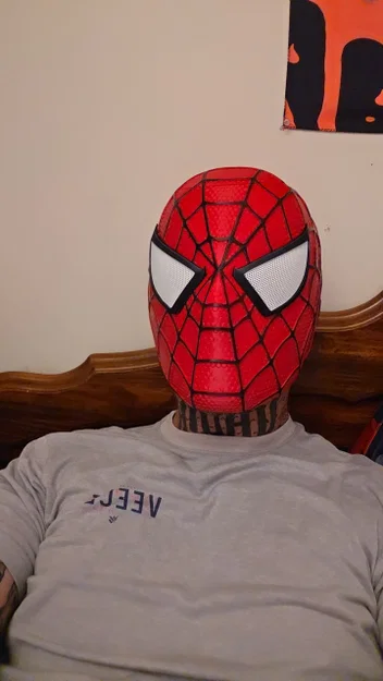 Mô hình mặt nạ Spider-Man full size in 3D cực chất - Image 2