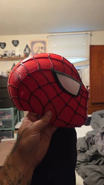 Mô hình mặt nạ Spider-Man full size in 3D cực chất - Image 3