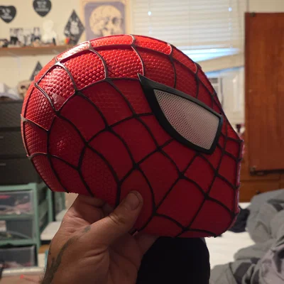 Mô hình mặt nạ Spider-Man full size in 3D cực chất