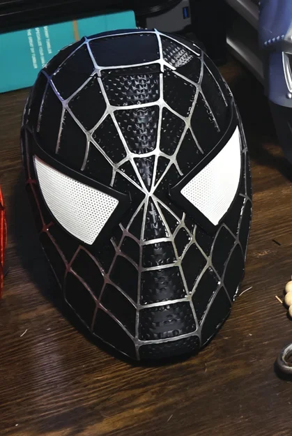 Mô hình mặt nạ Spider-Man full size in 3D cực chất - Image 5