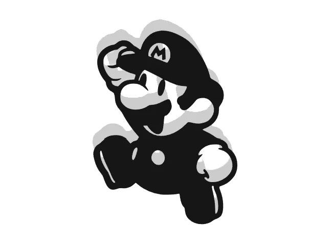 Mô hình trang trí tường Super Mario - Món quà tuyệt vời cho fan gaming - Image 1