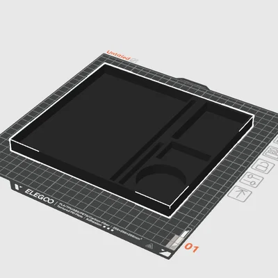 Khay Đựng Thảo Dược Đa Năng (Herb Rolling Tray) In 3D Tiện Dụng