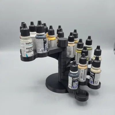 Giá Đựng Màu Vẽ Dạng Nan Quạt - Khay Đựng Chai Dropper Vallejo/Army Painter (20 chai)