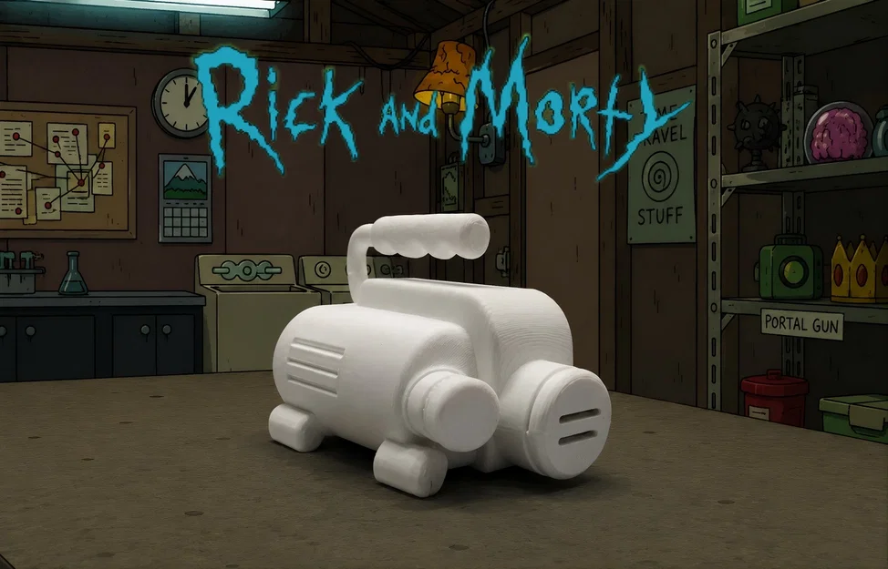 Mô hình 3D Microverse Battery (Rick and Morty) độc đáo - Image 1