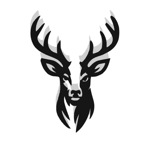 Mô hình trang trí đầu hươu treo tường nghệ thuật 3D (Deer Decor) - Image 1