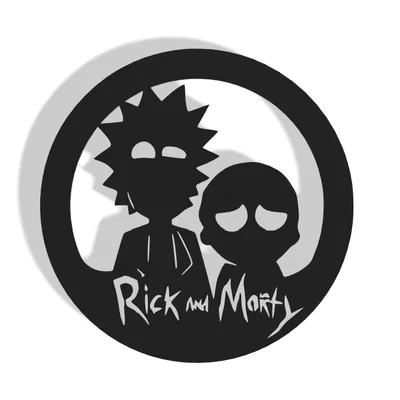 Mô hình trang trí tường Rick and Morty ấn tượng cho fan 3D
