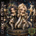 Mô hình Chibi Song Tử (Gemini Twins) - Thumbnail 1